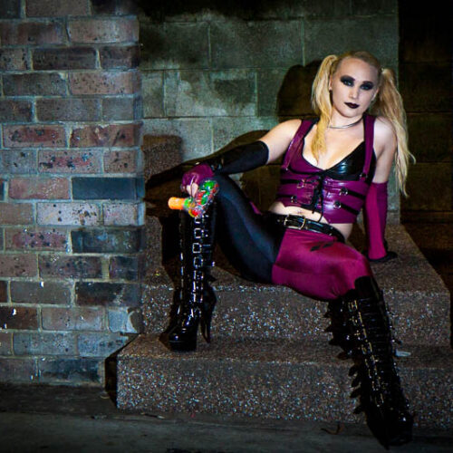 Kim Cums: Harley Quinn Arkham City