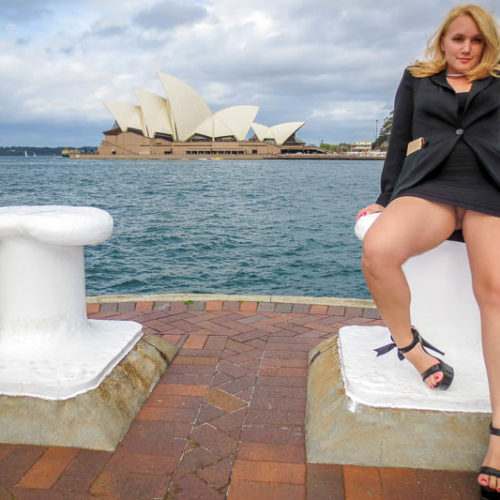 Kim Cums: распутная туристка из Сиднея