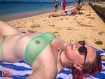 Hawaiian Sunbathing Sheer