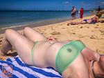 Hawaiian Sunbathing Sheer