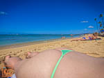Hawaiian Sunbathing Thong