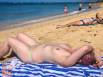 Hawaiian Sunbathing Topless