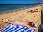 Hawaiian Sunbathing Topless