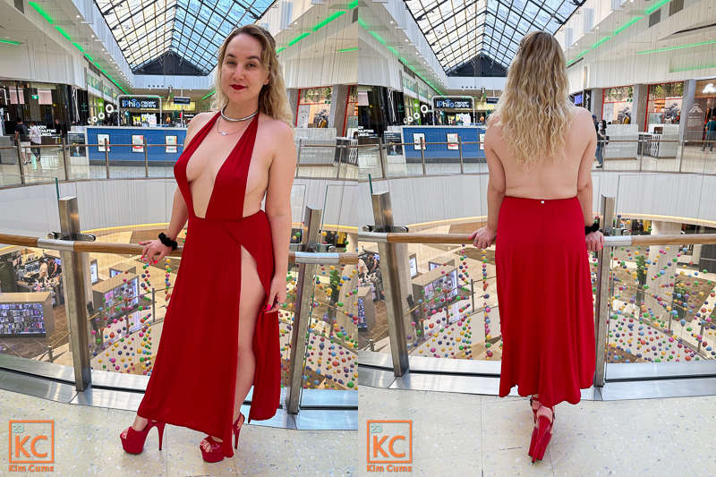 Kim Cums: Shopping Whore - Shopping Centre